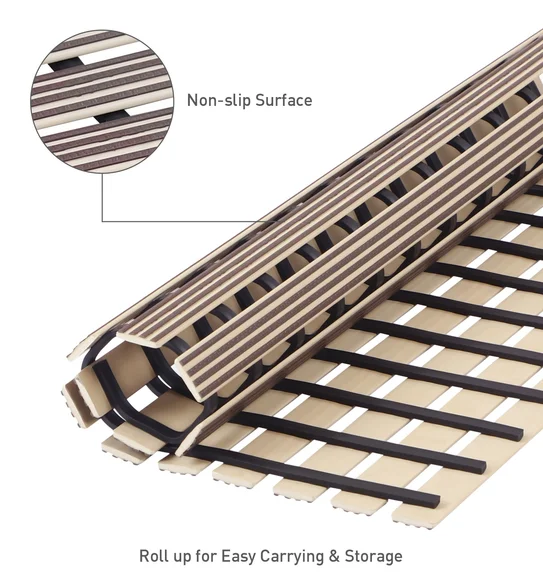 Fredy PVC Shower Mat Beige