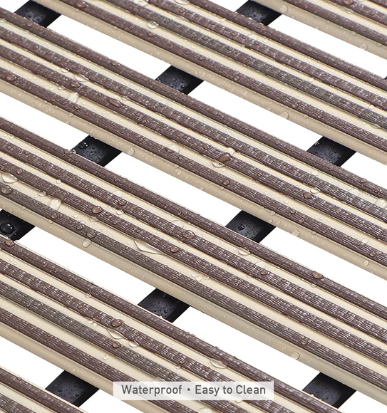 Fredy PVC Shower Mat Beige