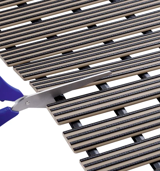 Fredy PVC Shower Mat Brown