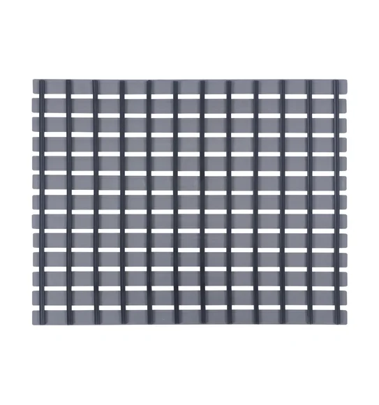 Fredy PVC Shower Mat Grey