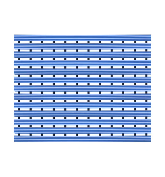 Fredy PVC Shower Mat Blue