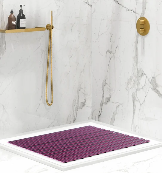Fredy PVC Shower Mat Pink