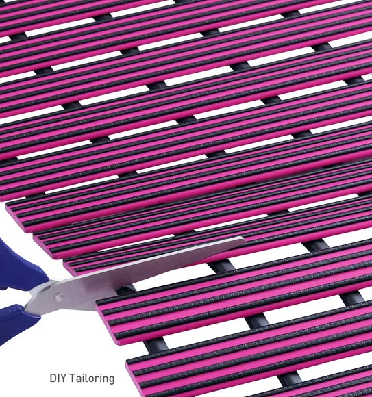 Fredy PVC Shower Mat Pink
