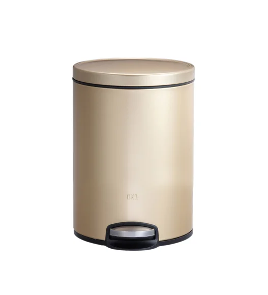 EKO 9115 Artistic Soft Close Fingerprint Resistant Step Bin Champagne Gold