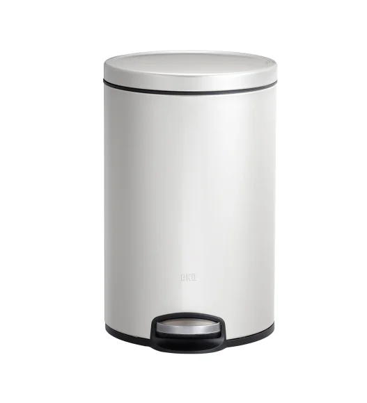 EKO 9115 Artistic Soft Close Fingerprint Resistant Step Bin White