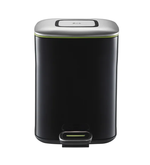 EKO 9388 Regent Fingerprint Resistant Step Bin Black