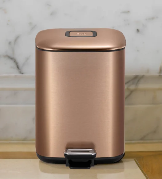 EKO 9388 Regent Fingerprint Resistant Step Bin Bronze Copper