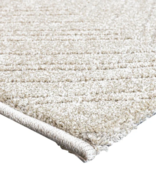 Trentino Abstract Machine Made Carpet Beige