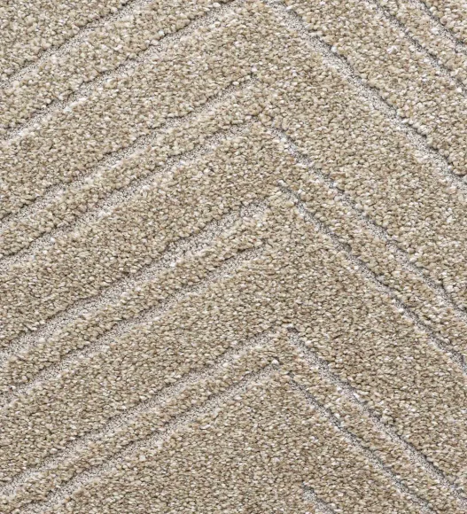 Trentino Abstract Machine Made Carpet Beige