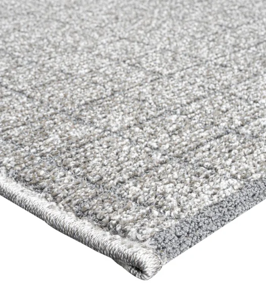 Trentino Abstract Machine Made Carpet Grey