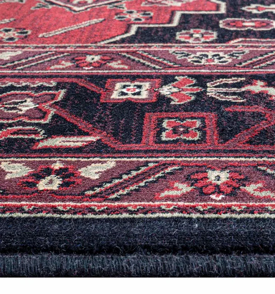 Belluchi Classical Runner Black and Maroon