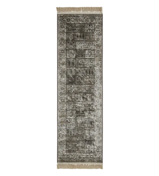 Brown Classical Viscose Runner,65x110 cm