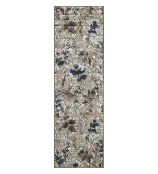 Genova Floral Runner L.Brown