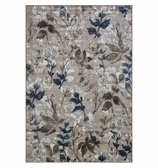 Genova Floral Carpet L.Brown