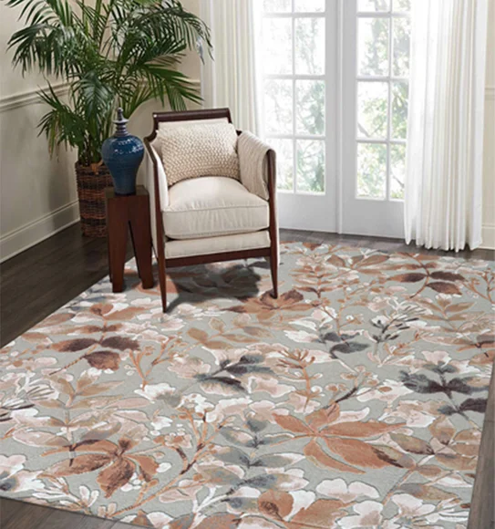 Genova Floral Carpet Multi