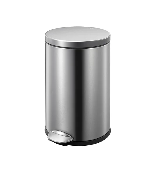 Eko 9219 Luna Stainless Steel Fingerprint Resistant Step Bin Metallic