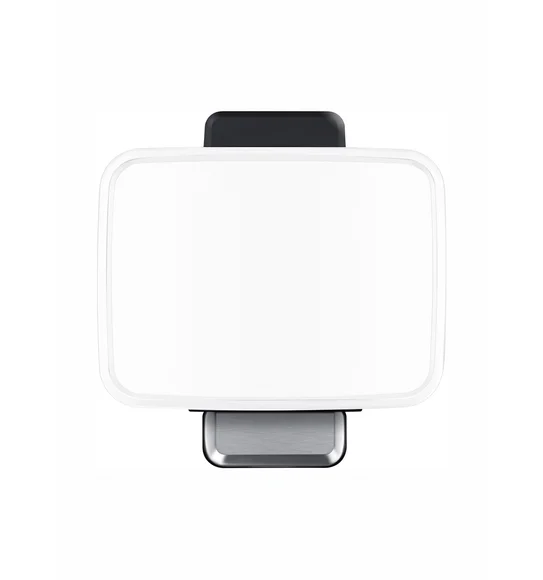 Eko 9361 Madison Stainless Steel Fingerprint Resistant Step Bin Matte White