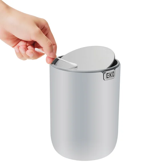 Eko 9206 Fandy Fingerprint Resistant Table Bin Grey