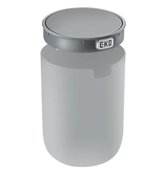 Eko 9206 Fandy Fingerprint Resistant Table Bin Grey