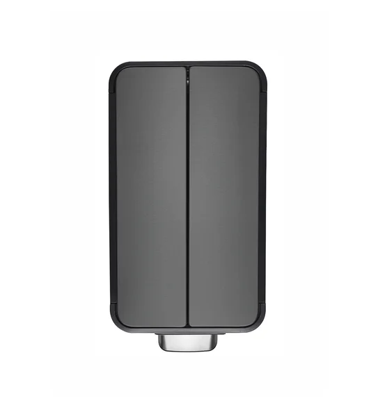 Eko 9377 Eco Fly Soft Close Fingerprint Resistant Step Bin Black Steel
