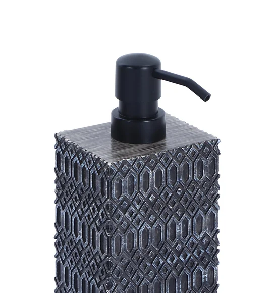 Vibe Soap Dispenser Polyresin Soap Dispenser Charcoal
