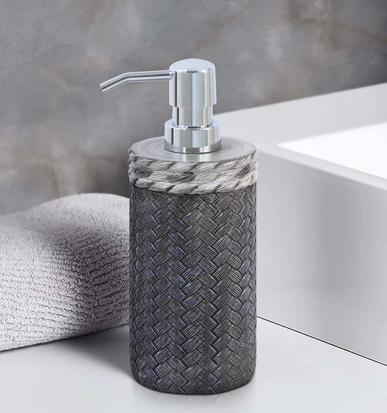 Vibe Soap Dispenser Polyresin Soap Dispenser Dark Grey