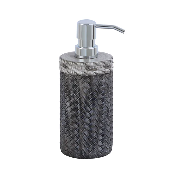 Vibe Soap Dispenser Polyresin Soap Dispenser Dark Grey
