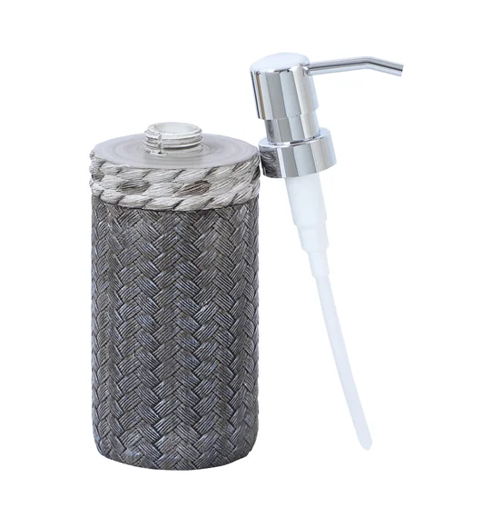 Vibe Soap Dispenser Polyresin Soap Dispenser Dark Grey