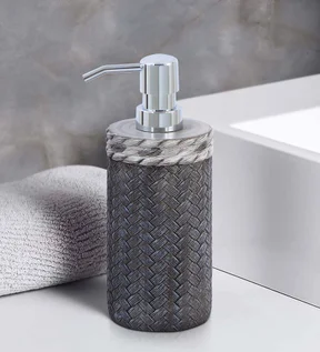 Vibe Soap Dispenser Polyresin Soap Dispenser Dark Grey