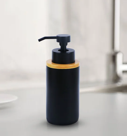 Vibe Soap Dispenser Polyresin Soap Dispenser Black