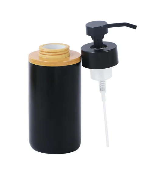 Vibe Soap Dispenser Polyresin Soap Dispenser Black