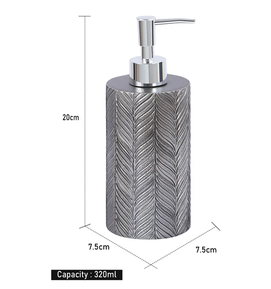 Vibe Soap Dispenser Polyresin Soap Dispenser Taupe