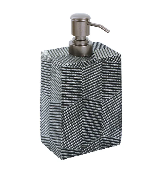 Vibe Soap Dispenser Polyresin Soap Dispenser Grey