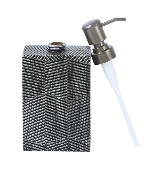 Vibe Soap Dispenser Polyresin Soap Dispenser Grey