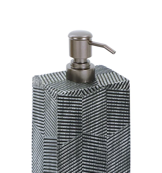 Vibe Soap Dispenser Polyresin Soap Dispenser Grey