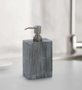 Vibe Soap Dispenser Polyresin Soap Dispenser Grey