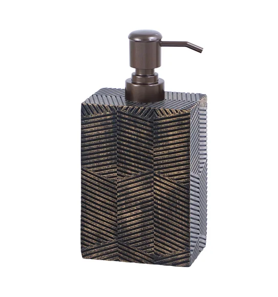 Vibe Soap Dispenser Polyresin Soap Dispenser Brown