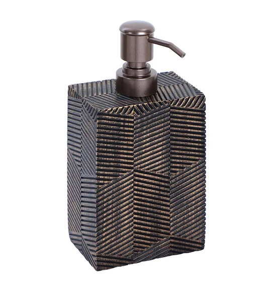 Vibe Soap Dispenser Polyresin Soap Dispenser Brown