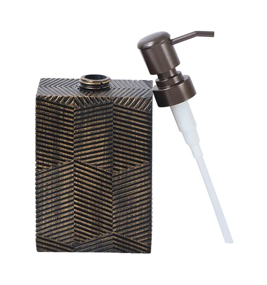 Vibe Soap Dispenser Polyresin Soap Dispenser Brown