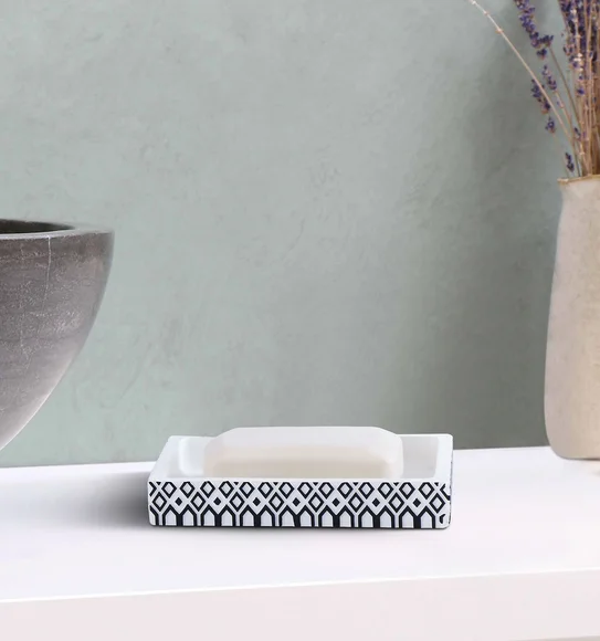 Vibe Soap Dish Polyresin Soap Dish Black