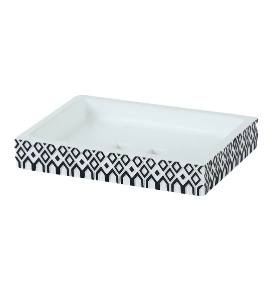 Vibe Soap Dish Polyresin Soap Dish Black