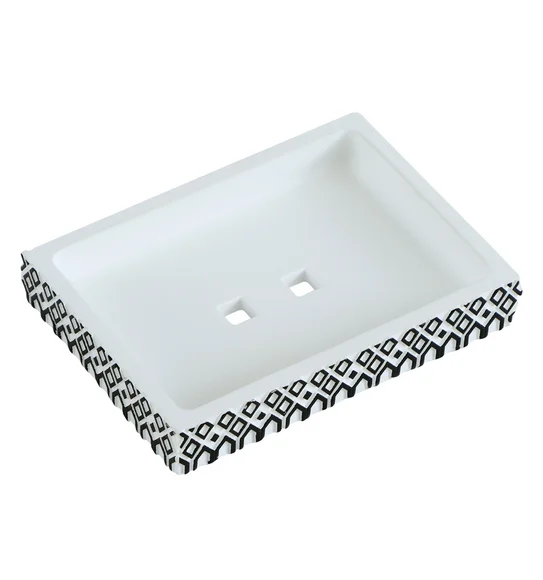Vibe Soap Dish Polyresin Soap Dish Black