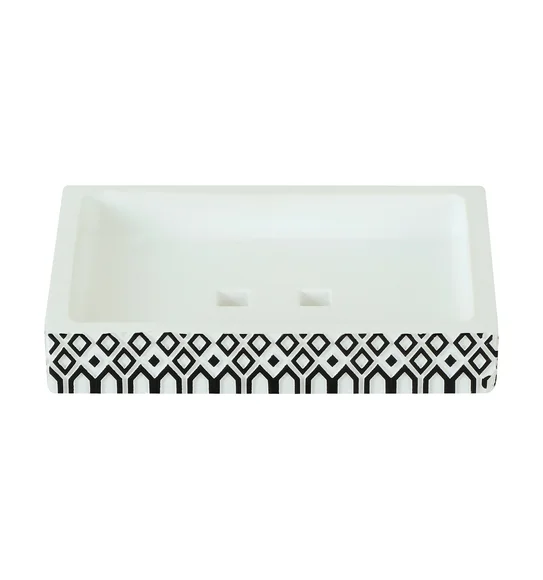 Vibe Soap Dish Polyresin Soap Dish Black