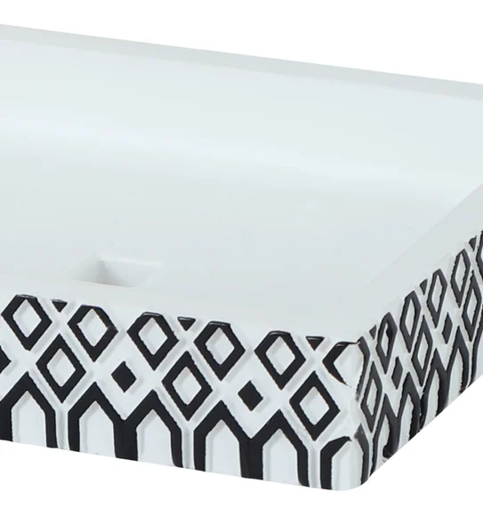 Vibe Soap Dish Polyresin Soap Dish Black