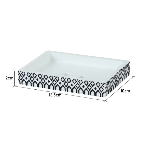 Vibe Soap Dish Polyresin Soap Dish Black