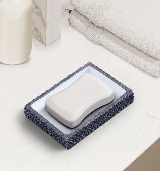 Vibe Soap Dish Polyresin Soap Dish Charcoal