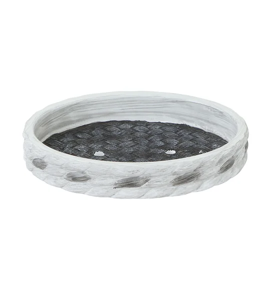 Vibe Soap Dish Polyresin Soap Dish Dark Grey