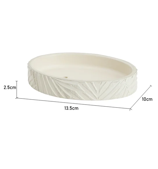 Vibe Soap Dish Polyresin Soap Dish Beige