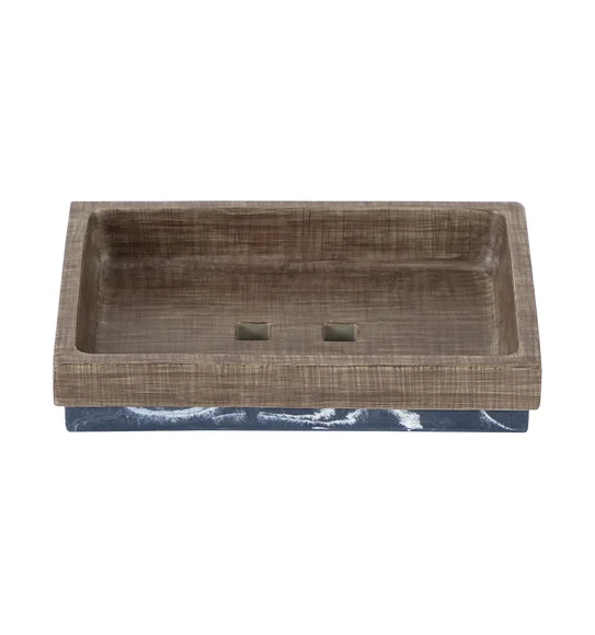 Vibe Soap Dish Polyresin Soap Dish Wood
