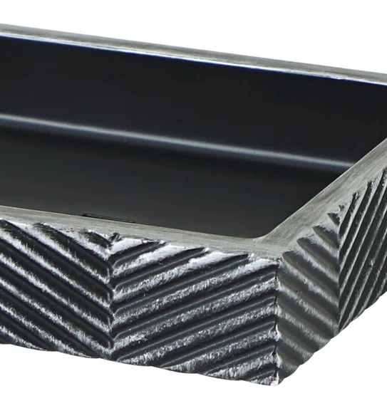 Vibe Soap Dish Polyresin Soap Dish Grey